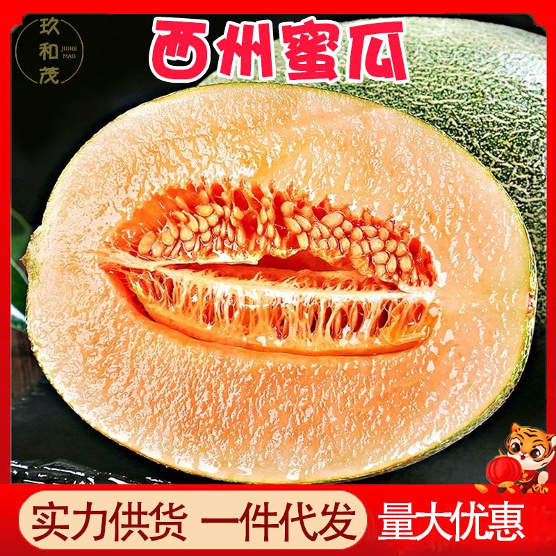 海南西洲哈密瓜 新鲜当季网纹甜瓜 生鲜水果整箱